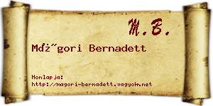 Mágori Bernadett névjegykártya
